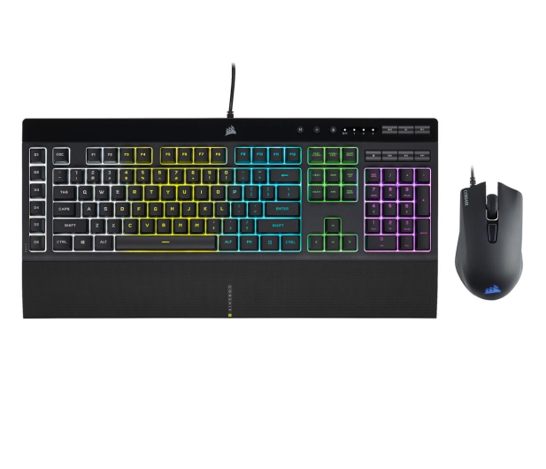 CORSAIR Klawiatura K55 + Myszka Harpoon RGB Pro Combo CH-9226865-NA - 1060258 - zdjęcie